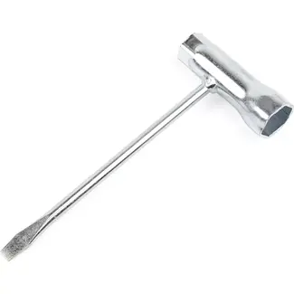 GEKO Universele moersleutel - T-vorm - 13x19 mm - Staal - Zilver - 18 cm