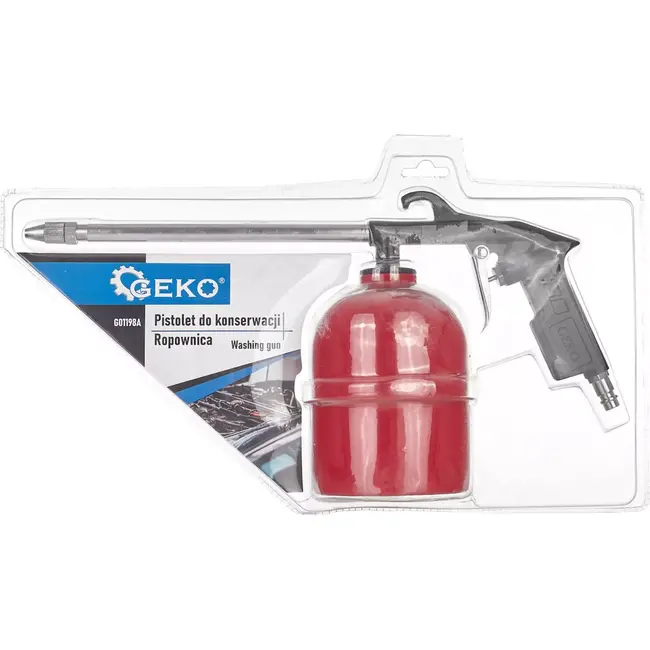 GEKO Pneumatisch reinigingspistool - Werkplaatsgebruik - Blisterverpakking