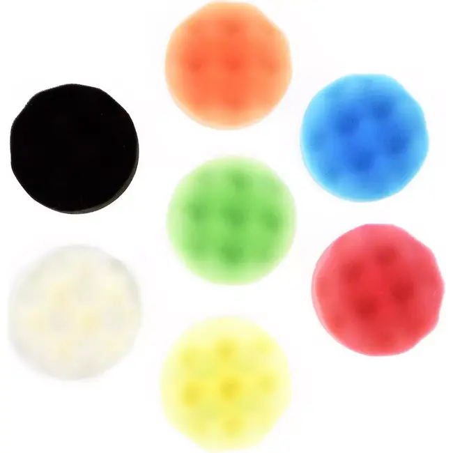 GEKO 9-delige polijstset - 80mm - Verschillende hardheden - Geschikt voor gedetailleerd werk