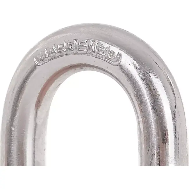 GEKO Set van 3 nikkel-geplateerde hangsloten - 50mm - Eén sleutel systeem