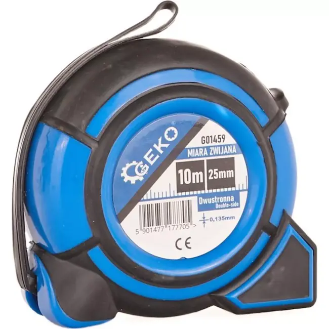 GEKO Meetlint 10m - Dubbelzijdig - Schokbestendig - 6 stuks