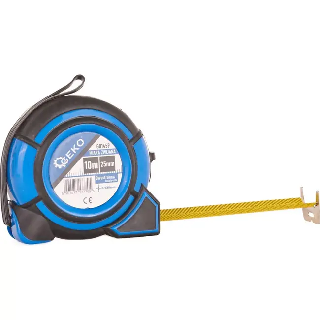 GEKO Meetlint 10m - Dubbelzijdig - Schokbestendig - 6 stuks