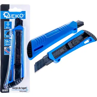 GEKO Utility mes - Precisie en Duurzaamheid - 100 mm - SK5 Staal - Auto-Lock - Ergonomisch