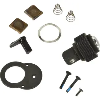 GEKO Reparatieset voor offset ratelsleutel - 1/2" vierkant - Essentiële onderdelen - Compact formaat