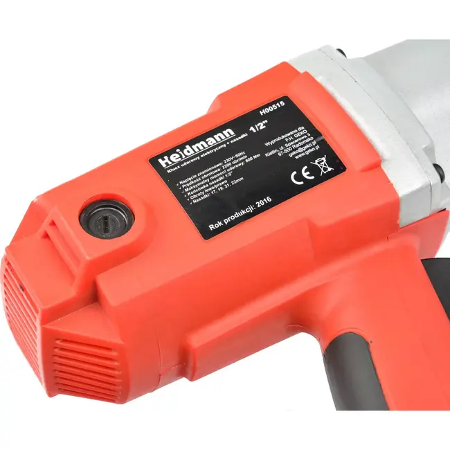 Heidmann Elektrische slagmoersleutel 1/2 inch - 800W - Inclusief 2 doppen