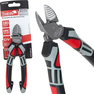 Tvardy Zijkniptang 180 mm - Precisie en Duurzaamheid - Ergonomisch Ontwerp