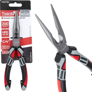 Tvardy Langbektang 200 mm - Precisie en Duurzaamheid - Ergonomisch Ontwerp - CrV Staal Tvardy Langbektang 200 mm - Precisie en Duurzaamheid - Ergonomisch Ontwerp - CrV Staal