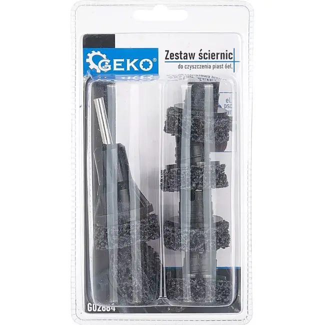 GEKO Set van 6 slijpwielen - Siliconen Carbide - 40 mm - Voornaafslijper - Stof- en Vonkarm