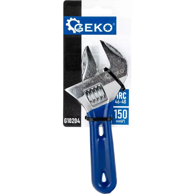 GEKO Compact verstelbare moersleutel - 36 mm bekopening - 150 mm lengte - Ideaal voor krappe ruimtes