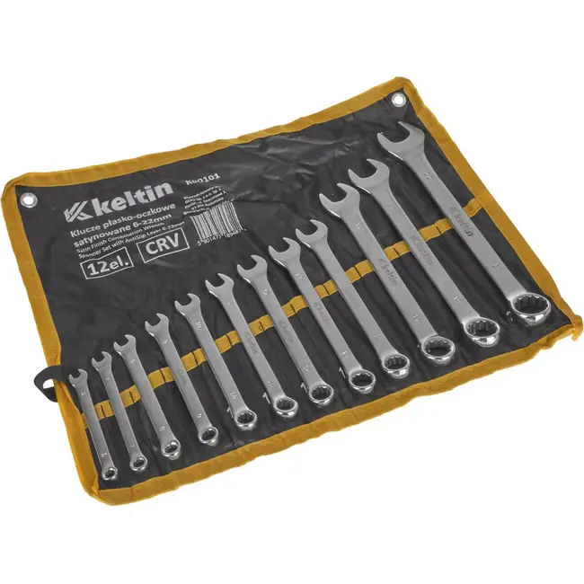 Keltin Sleutelset - 12-delig - Antislip - 6-22 mm - Satin Finish