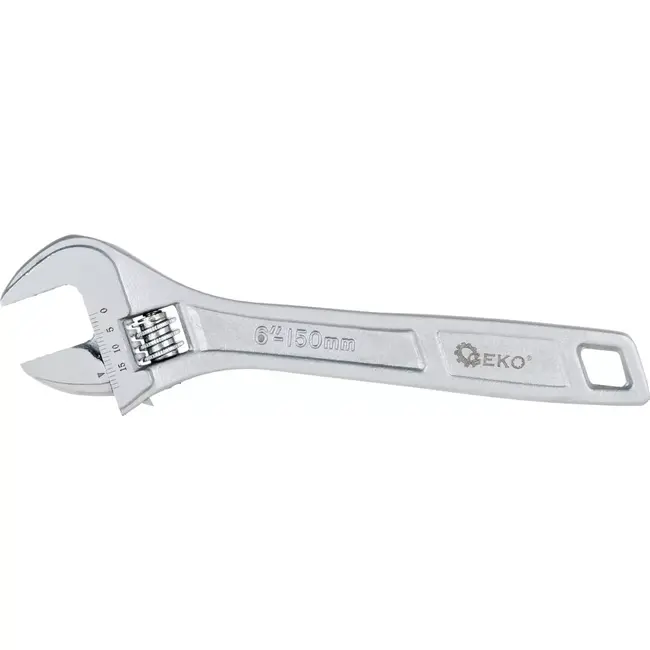 GEKO Verstelbare moersleutel - 150 mm - CRV staal - ergonomisch - 0-20 mm opening