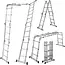 GEKO Veelzijdige ladder - 3,7 meter - multifunctioneel en stabiel ontwerp