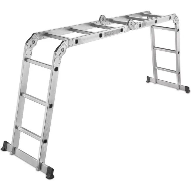 GEKO Veelzijdige ladder - 3,7 meter - multifunctioneel en stabiel ontwerp