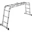 GEKO Veelzijdige ladder - 3,7 meter - multifunctioneel en stabiel ontwerp