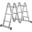 GEKO Veelzijdige ladder - 3,7 meter - multifunctioneel en stabiel ontwerp