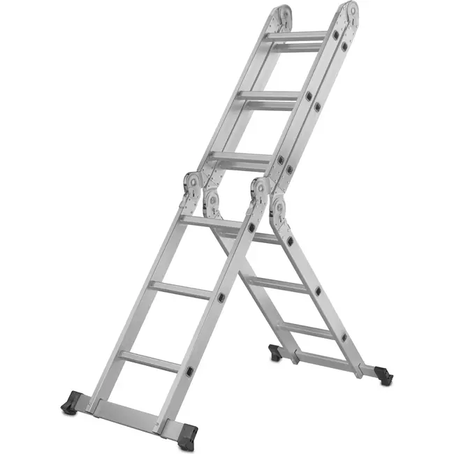 GEKO Veelzijdige ladder - 3,7 meter - multifunctioneel en stabiel ontwerp