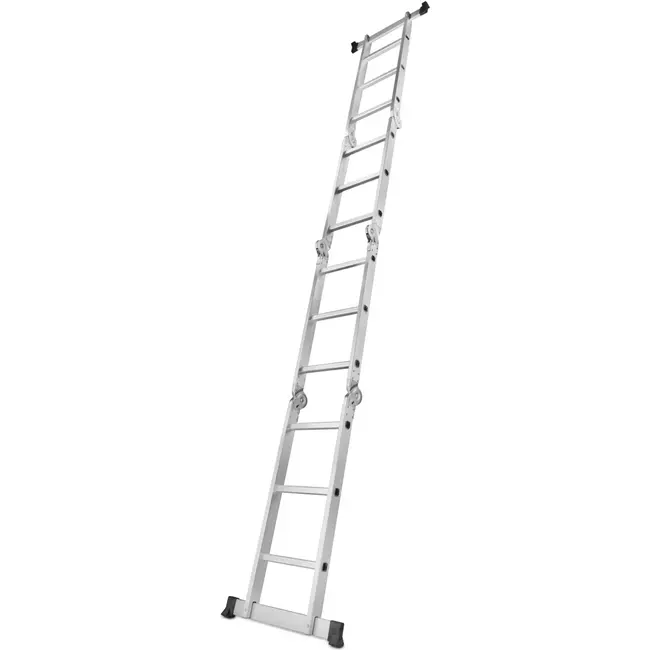 GEKO Veelzijdige ladder - 3,7 meter - multifunctioneel en stabiel ontwerp