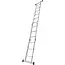 GEKO Veelzijdige ladder - 3,7 meter - multifunctioneel en stabiel ontwerp