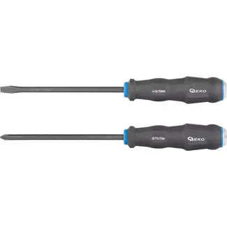 GEKO Impact schroevendraaier set - CrV staal - 2-delig