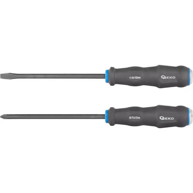 GEKO Impact schroevendraaier set - CrV staal - 2-delig