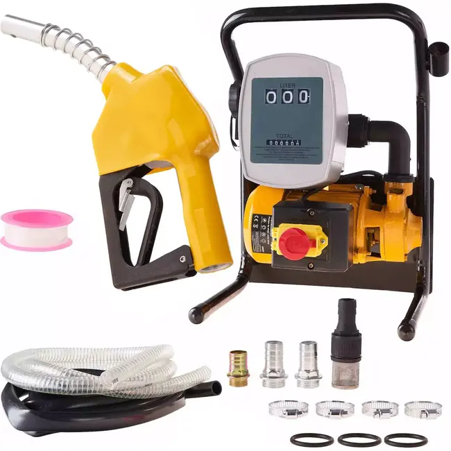 Heidmann Oliepomp 220V - 2300W - 40l/min - Gebruiksvriendelijk ontwerp - Inclusief brandstofmeter en filter