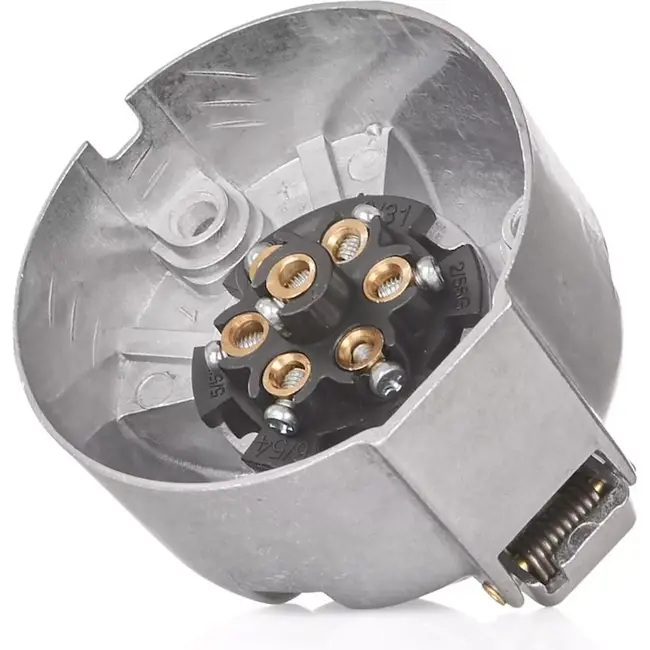GEKO 7-polige aanhangerstekker - 12V - robuust aluminium - voor betrouwbare verbindingen