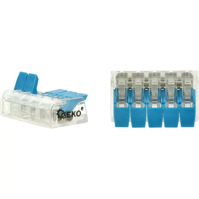 GEKO Snelkoppelset voor elektrische verbindingen - 0,2-4 mm² - 60 stuks - Duurzaam en veelzijdig