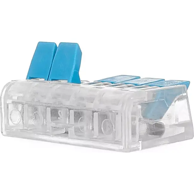 GEKO Snelle elektrische koppeling - 5x0,2-4mm² - 10 stuks - Eenvoudige installatie