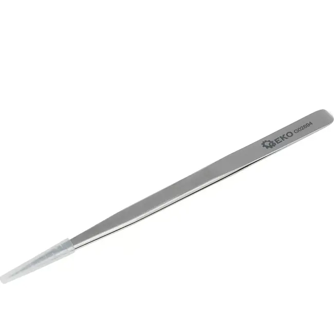 GEKO Rechte precisiepincet - 120mm - Antimagnetisch - Roestvrij staal