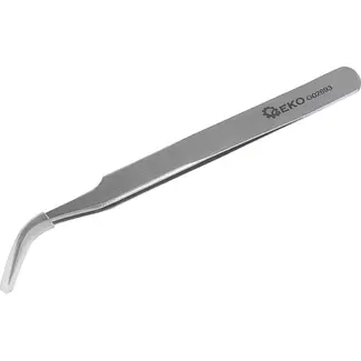 GEKO Gebogen precisiepincet - 120mm - Voor nauwkeurig werk en technische toepassingen