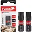 Tvardy Impact bit T40 - 25mm - S2 staal - magnetische tip - set van 2 stuks