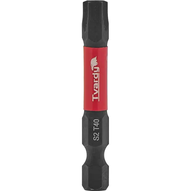 Tvardy Impact bit T40 - 50mm - S2 staal - Magnetische tip - Versterkte constructie