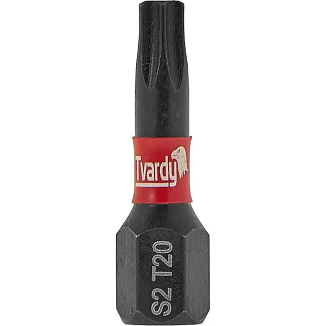 Tvardy Impact bit T20 - S2 staal - 25mm - Magnetische punt - Set van 2