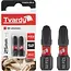 Tvardy Impact bit PZ3 - S2 staal - 25 mm - set van 2 - magnetische tip