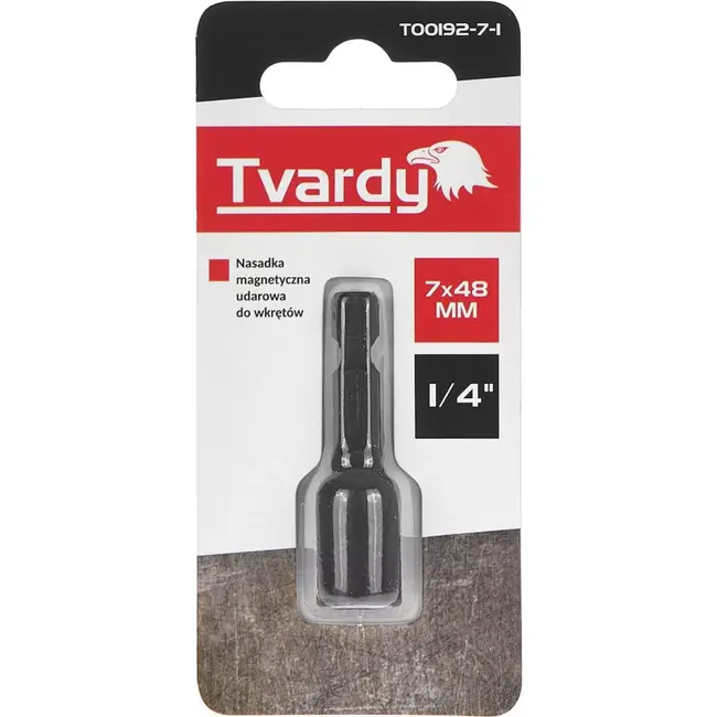 Tvardy Magnetische impact dopschroevendraaier - 7mm x 48mm - Sterke magneet - Duurzaam ontwerp