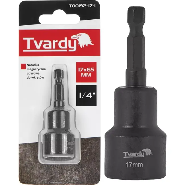 Tvardy Magnetische impact dopschroevendraaier - 17mm - 65mm - Sterke magneet - Duurzaam ontwerp