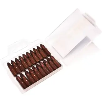 GEKO 20-delige set bits - S2 staal - anti-slip - 25mm - bruin