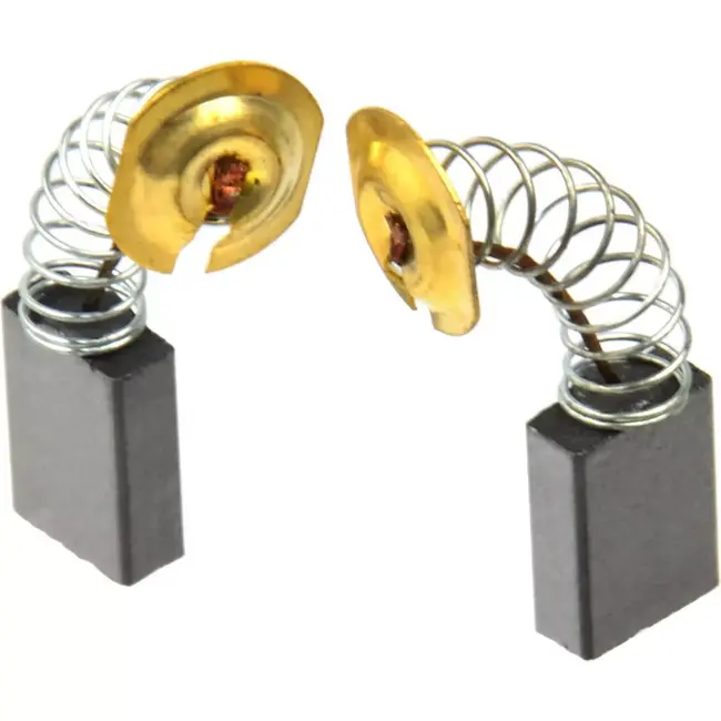 GEKO Set van 10 koolborstels - 5x11x15 mm - Voor polijstapparaat 180 mm