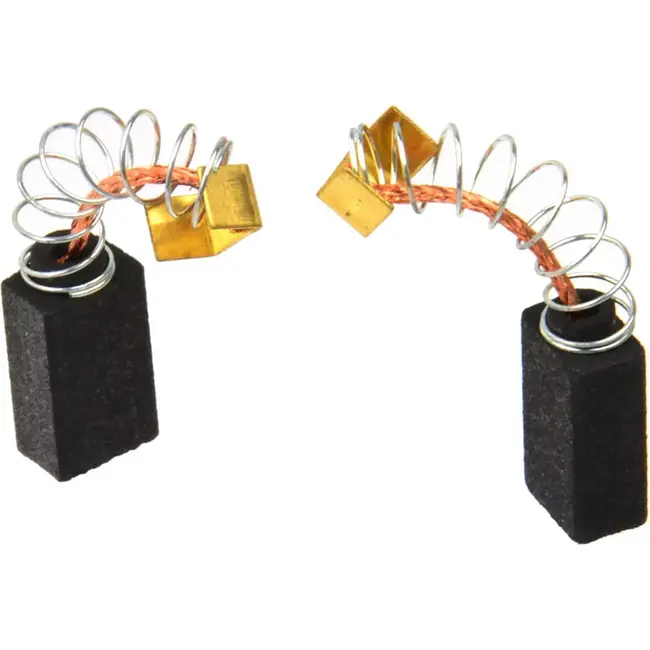 GEKO Set van 10 koolborstels - 6x9x17mm - Voor boormachines - Duurzaam en efficiënt