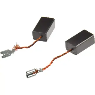 GEKO Set van 10 koolborstels - 6x8,2x14,2 mm - Voor haakse slijper - Duurzaam grafiet - Eenvoudige installatie