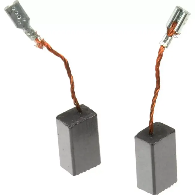 GEKO Set van 10 koolborstels - 6x8,2x14,2 mm - Voor haakse slijper - Duurzaam grafiet - Eenvoudige installatie