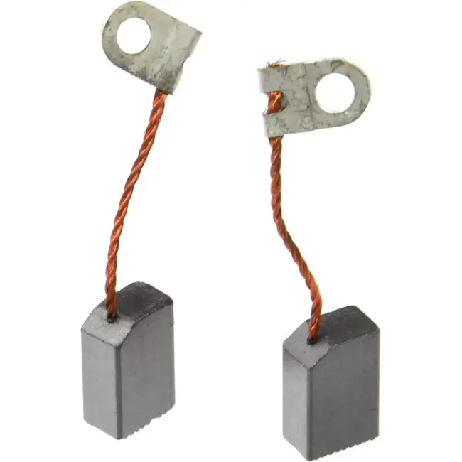 GEKO Set van 10 koolborstels - 6x10x15 mm - Voor efficiënte motorprestaties