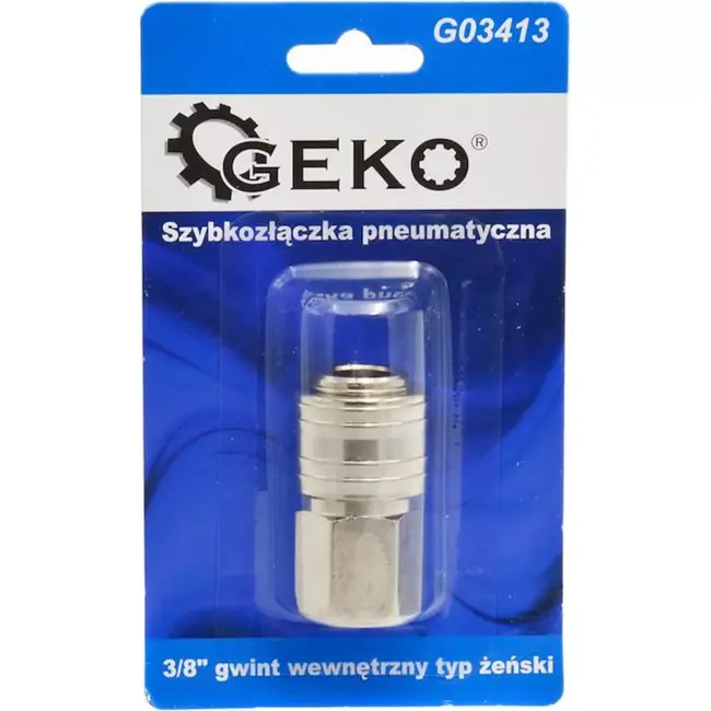 GEKO Snelkoppeling vrouwelijk met binnendraad 3/8" - Duurzaam en corrosiebestendig