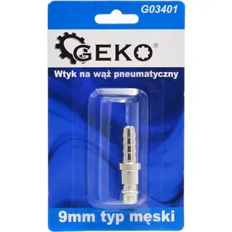 GEKO Male plug - 9mm aansluiting - Betrouwbare verbinding