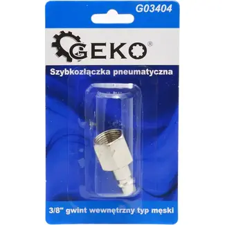GEKO 3/8" NPT plug - interne draad - corrosiebestendig - hoge sterkte