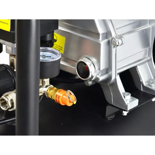 Heidmann Compacte oliecompressor - 50L tank - 8 bar druk - 2.8 kW motor - Geschikt voor thuis en licht industrieel gebruik