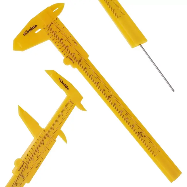 Keltin Plastic schuifmaat - 0-150mm - Lichtgewicht en draagbaar - Geschikt voor precisiewerk