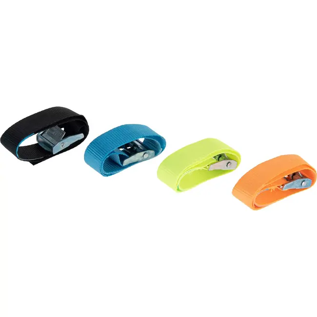 GEKO Cambuckle spanbanden - 25mm x 0,5m - 500kg - 16 stuks