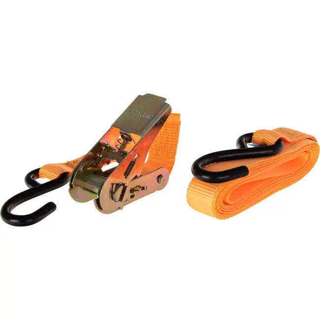 GEKO Ratelspanbanden - 25mm x 4,5m - 700kg - Set van 2 - Polyester