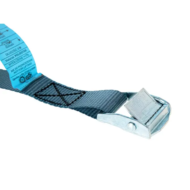 GEKO Cambuckle spanband - 25mm breed - 3m lang - 500kg draagkracht - 2 stuks
